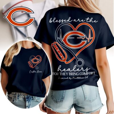 Chicago Bears | Premium NFL Heart of A Nurse Game Day 3D Shirt NTH1