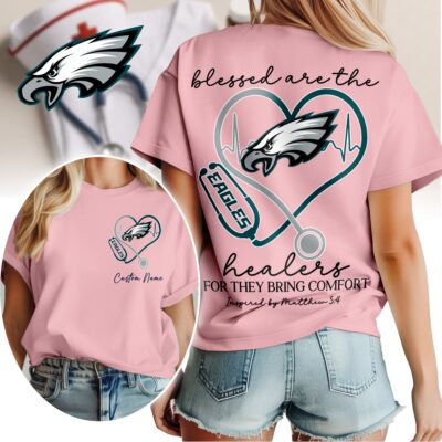 Philadelphia Eagles | Premium NFL Heart of A Nurse Game Day 3D Shirt NTH1