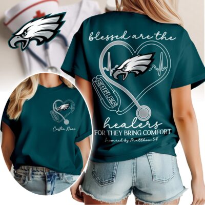 Philadelphia Eagles | Premium NFL Heart of A Nurse Game Day 3D Shirt NTH1