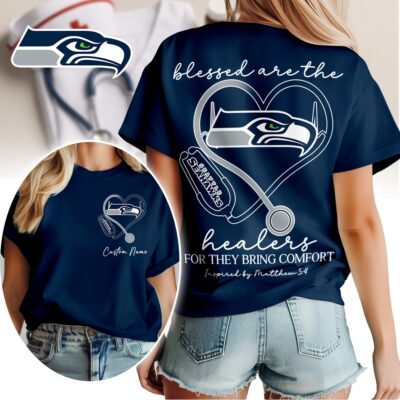 Seattle Seahawks | Premium NFL Heart of A Nurse Game Day 3D Shirt NTH1