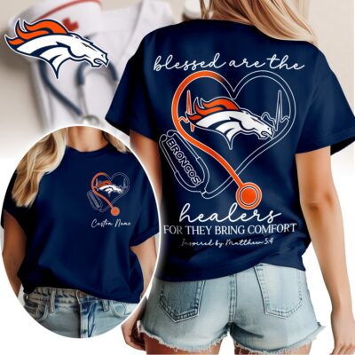 Denver Broncos | Premium NFL Heart of A Nurse Game Day 3D Shirt NTH1