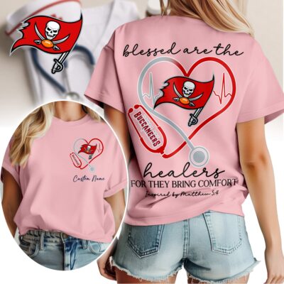 Tampa Bay Buccaneers | Premium NFL Heart of A Nurse Game Day 3D Shirt NTH1