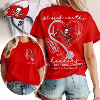 Tampa Bay Buccaneers | Premium NFL Heart of A Nurse Game Day 3D Shirt NTH1