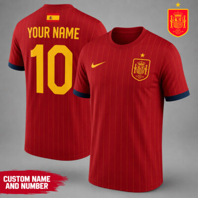 Spain | Premium WC26 National Team Inspired Custom 3D Shirt - S