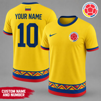 Colombia | Premium WC26 National Team Inspired Custom 3D Shirt - L