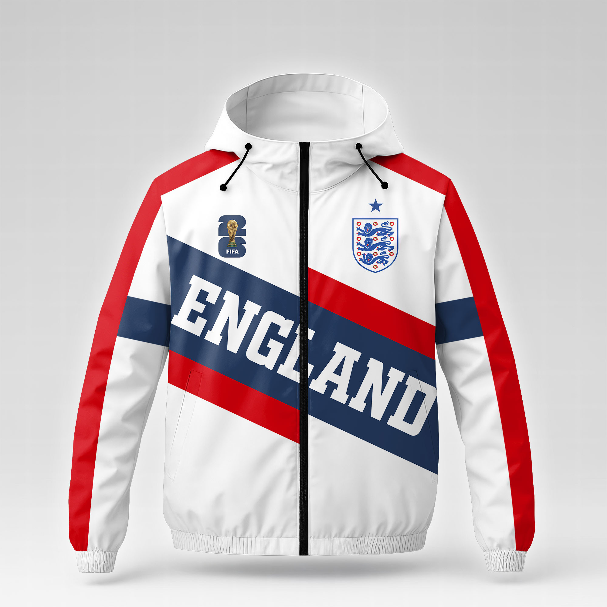 England | Premium WC26 Team Pride Windbreaker Jacket - Image 2
