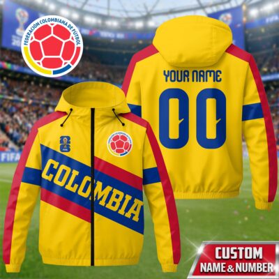 Colombia | Premium WC26 Team Pride Windbreaker Jacket