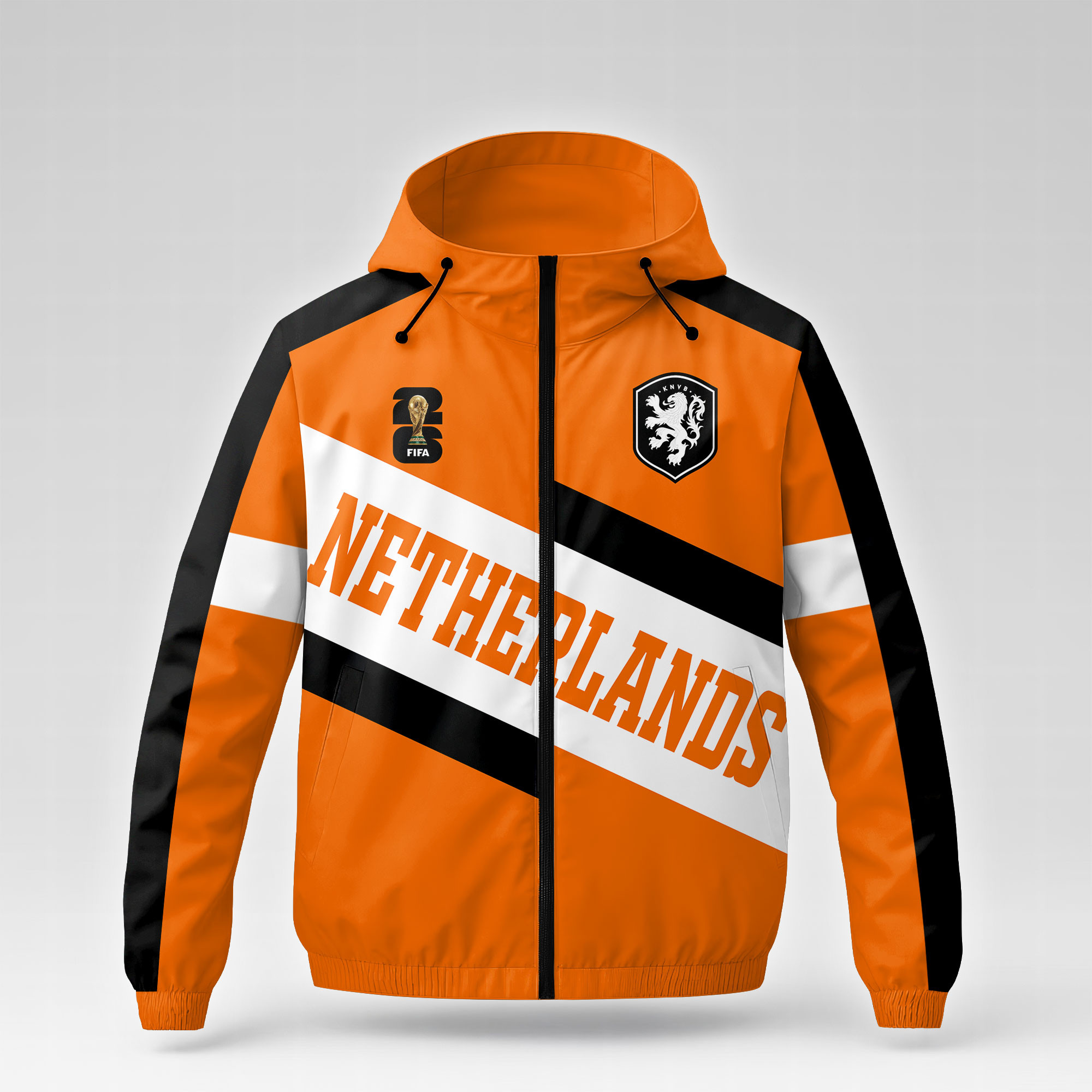 Netherlands | Premium WC26 Team Pride Windbreaker Jacket - Image 2