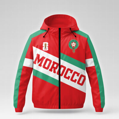 Alternative view of Morocco | Premium WC26 Team Pride Windbreaker Jacket