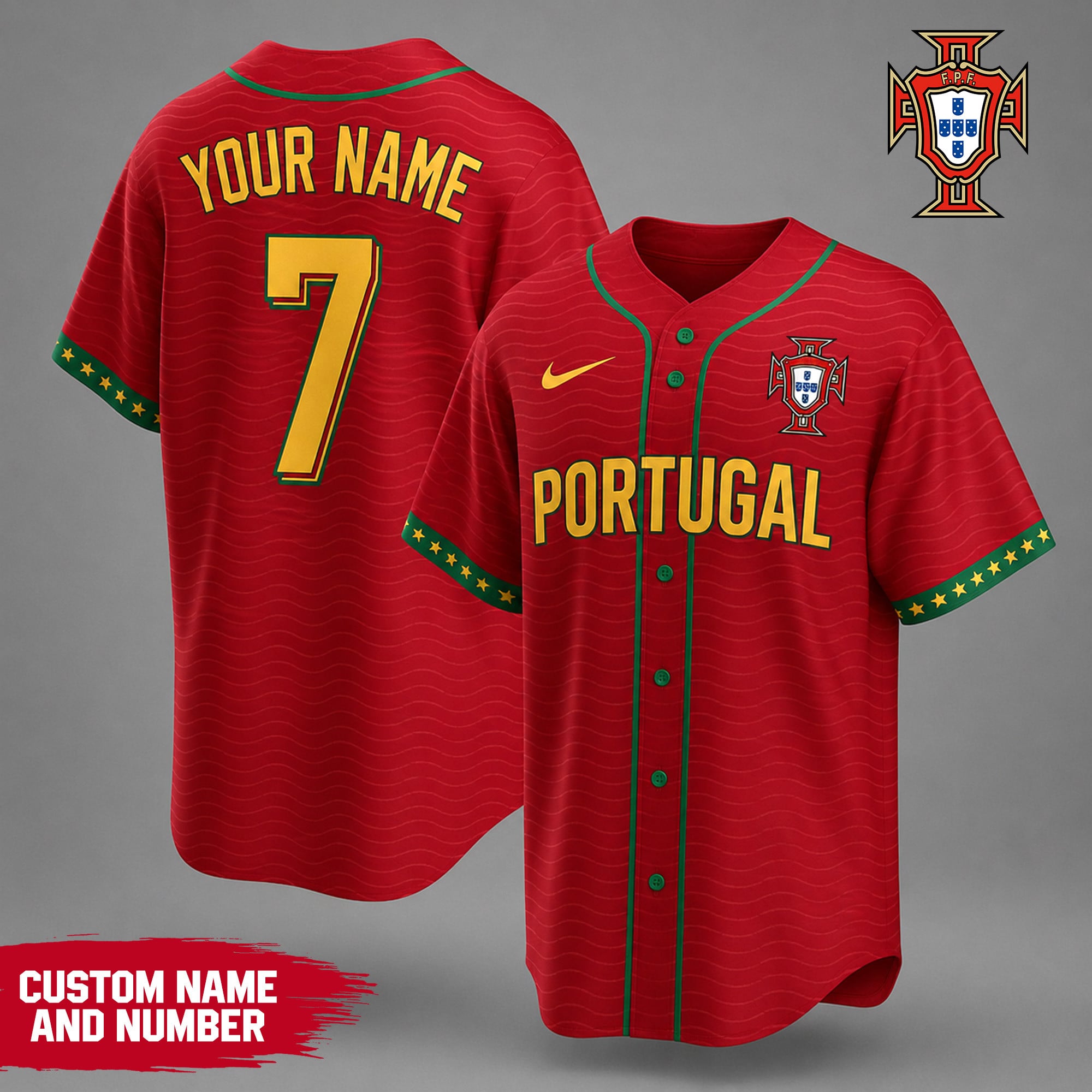 Portugal | Premium WC26 Team Pride Jersey Shirt