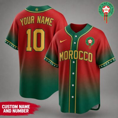 Morocco | Premium WC26 Team Pride Jersey Shirt - L
