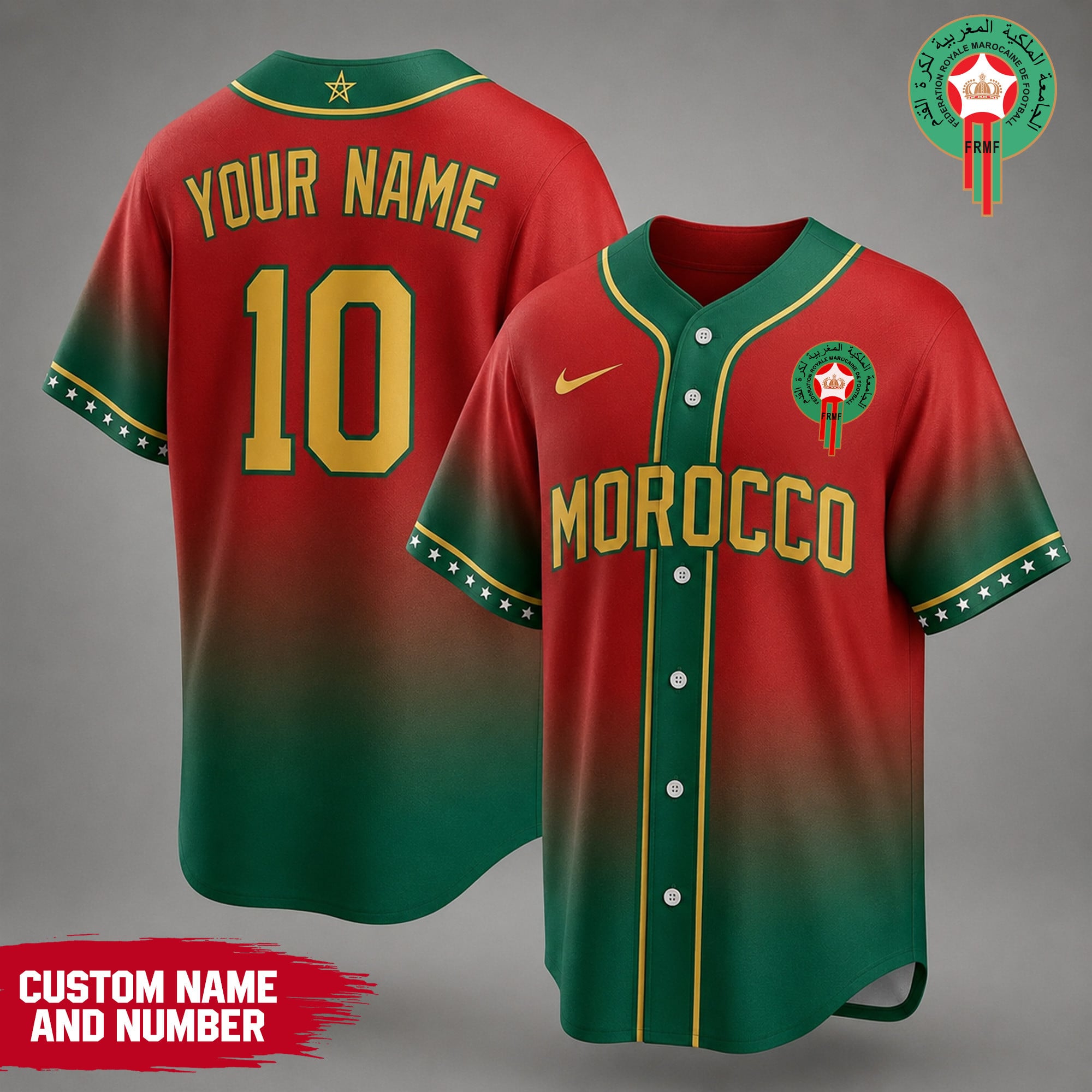 Morocco | Premium WC26 Team Pride Jersey Shirt
