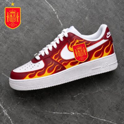 Spain | Premium WC26 Team Spirit Flame AF1 Shoes