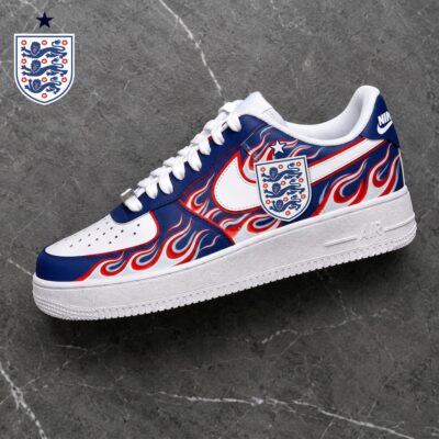 England | Premium WC26 Team Spirit Flame AF1 Shoes