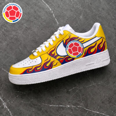 Colombia | Premium WC26 Team Spirit Flame AF1 Shoes