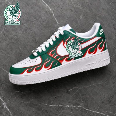 Mexico | Premium WC26 Team Spirit Flame AF1 Shoes