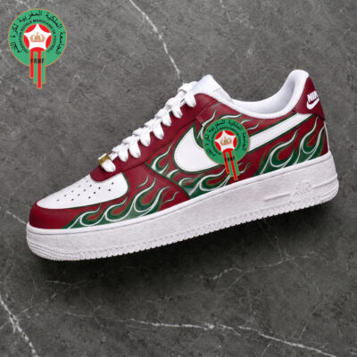 Morocco | Premium WC26 Team Spirit Flame AF1 Shoes