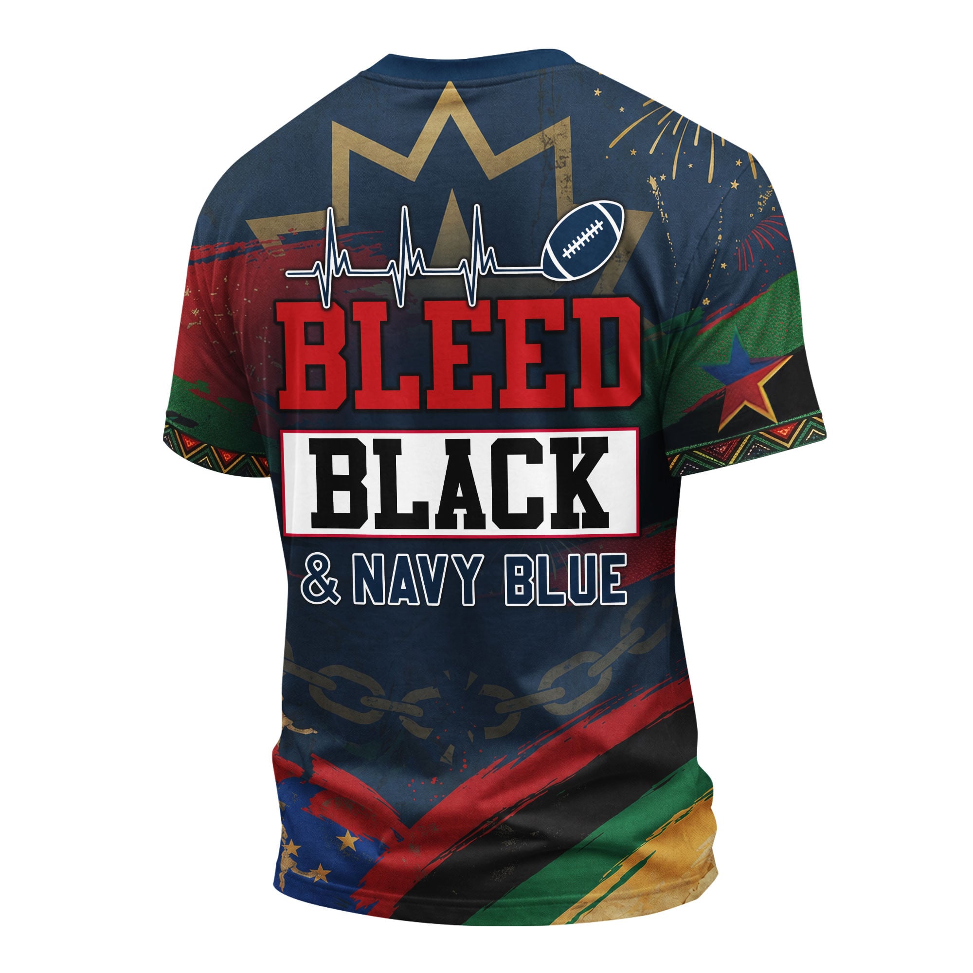 Dallas Cowboys | Premium NFL Juneteenth Freedom Runs Deep 3D Shirt - Image 3