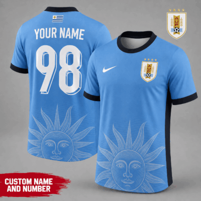 Uruguay | Premium WC26 National Team Inspired Custom 3D Shirt - 3XL