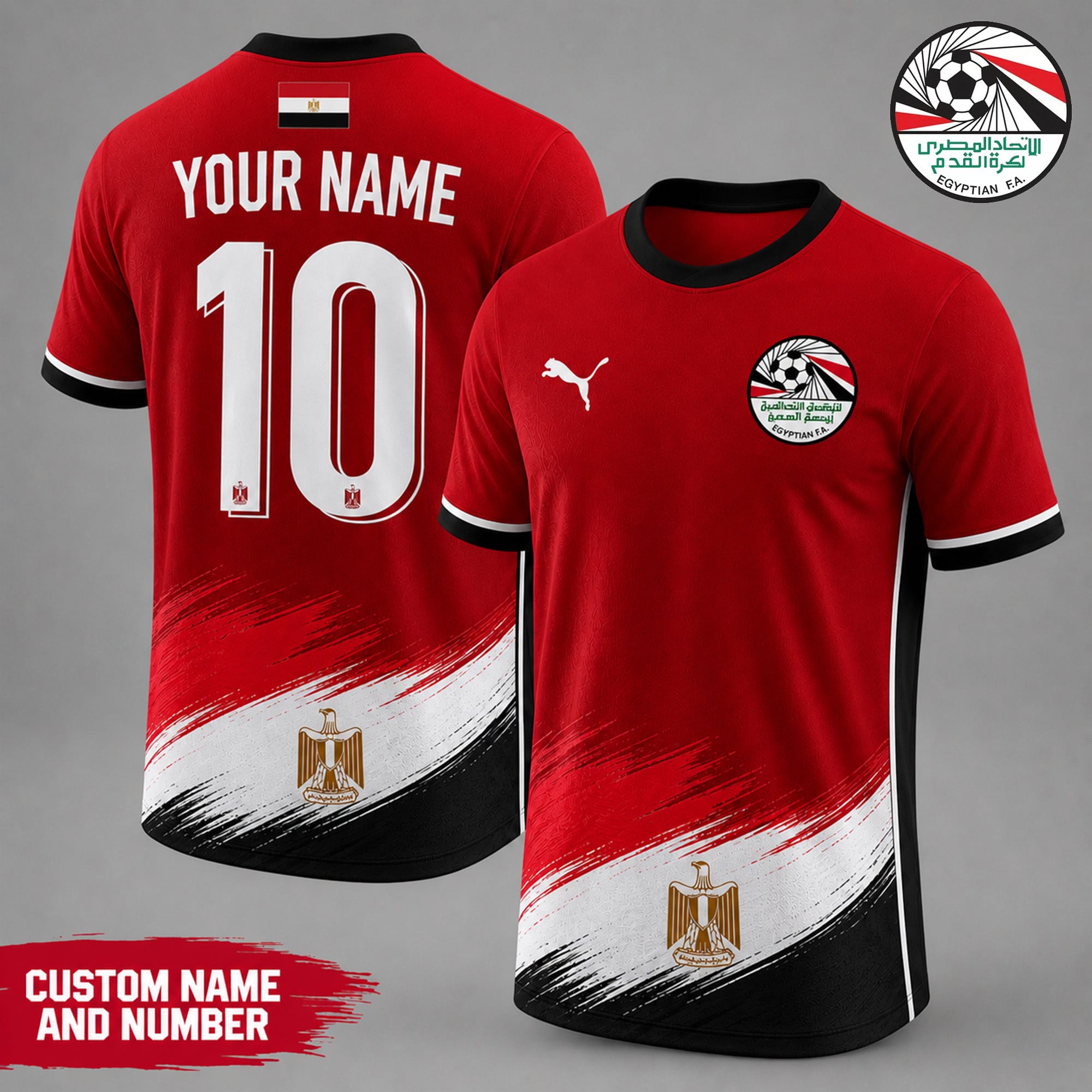 Egypt | Premium WC26 National Team Inspired Custom 3D Shirt