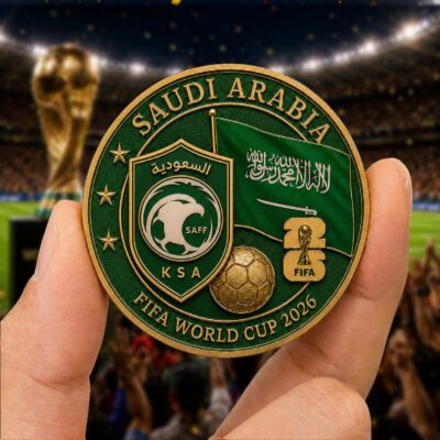 Alternative view of Saudi Arabia | Premium WC26 Team Pride Commemorative Coin