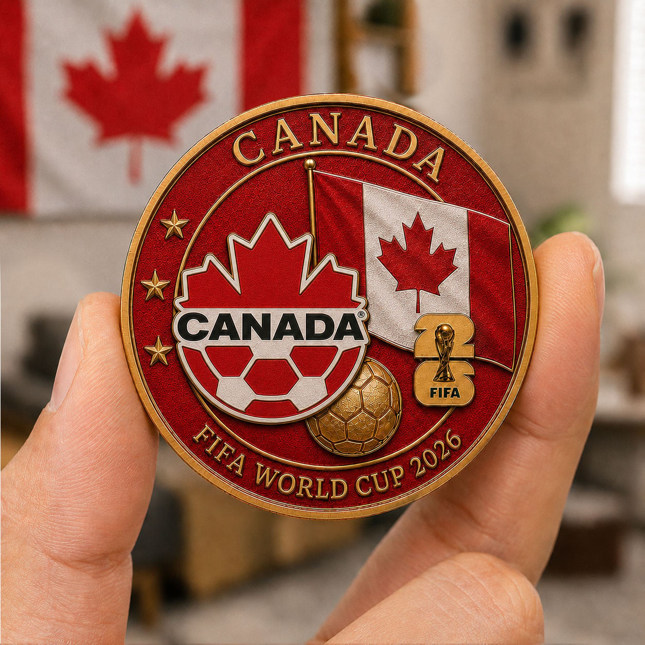 Canada | Premium WC26 Team Pride Commemorative Coin