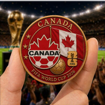 Alternative view of Canada | Premium WC26 Team Pride Commemorative Coin