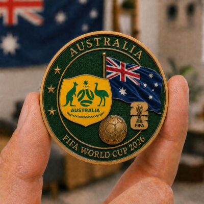 Australia | Premium WC26 Team Pride Commemorative Coin
