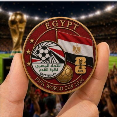 Alternative view of Egypt | Premium WC26 Team Pride Commemorative Coin