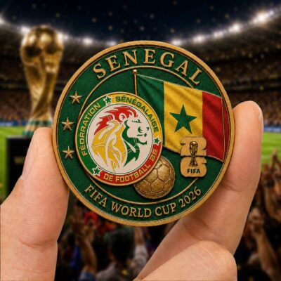 Alternative view of Senegal | Premium WC26 Team Pride Commemorative Coin