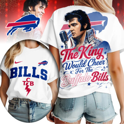 Buffalo Bills | Premium NFL Elvis Presley The King Women Shirt