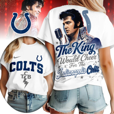 Indianapolis Colts | Premium NFL Elvis Presley The King Women Shirt