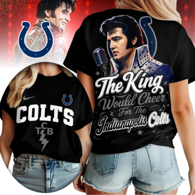 Indianapolis Colts | Premium NFL Elvis Presley The King Women Shirt