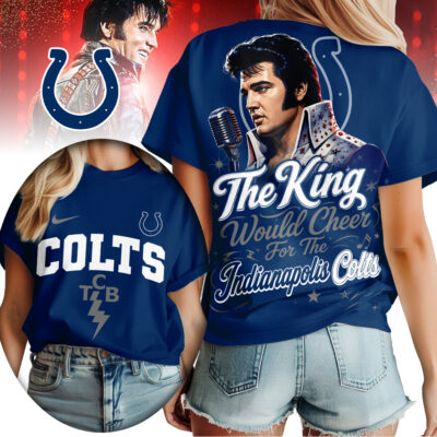 Indianapolis Colts | Premium NFL Elvis Presley The King Women Shirt