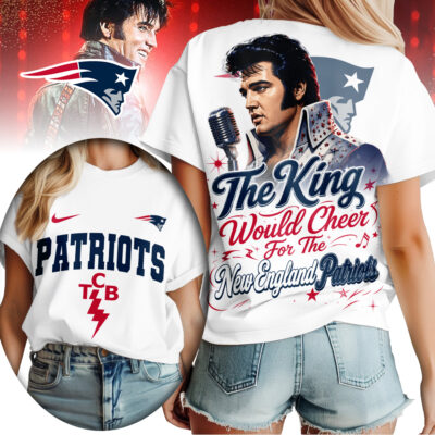 New England Patriots | Premium NFL Elvis Presley The King Women Shirt
