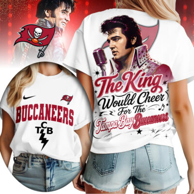Tampa Bay Buccaneers | Premium NFL Elvis Presley The King Women Shirt