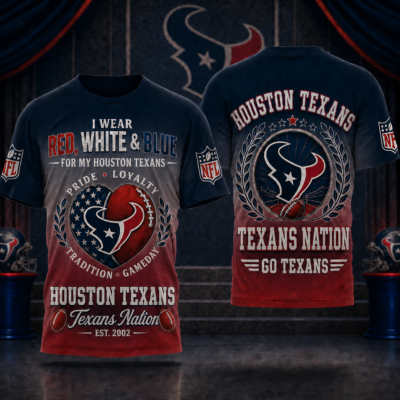 Houston Texans | Premium NFL Pride Loyalty Tradition 3D Shirt