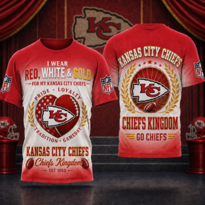 Kansas City Chiefs | Premium NFL Pride Loyalty Tradition 3D Shirt