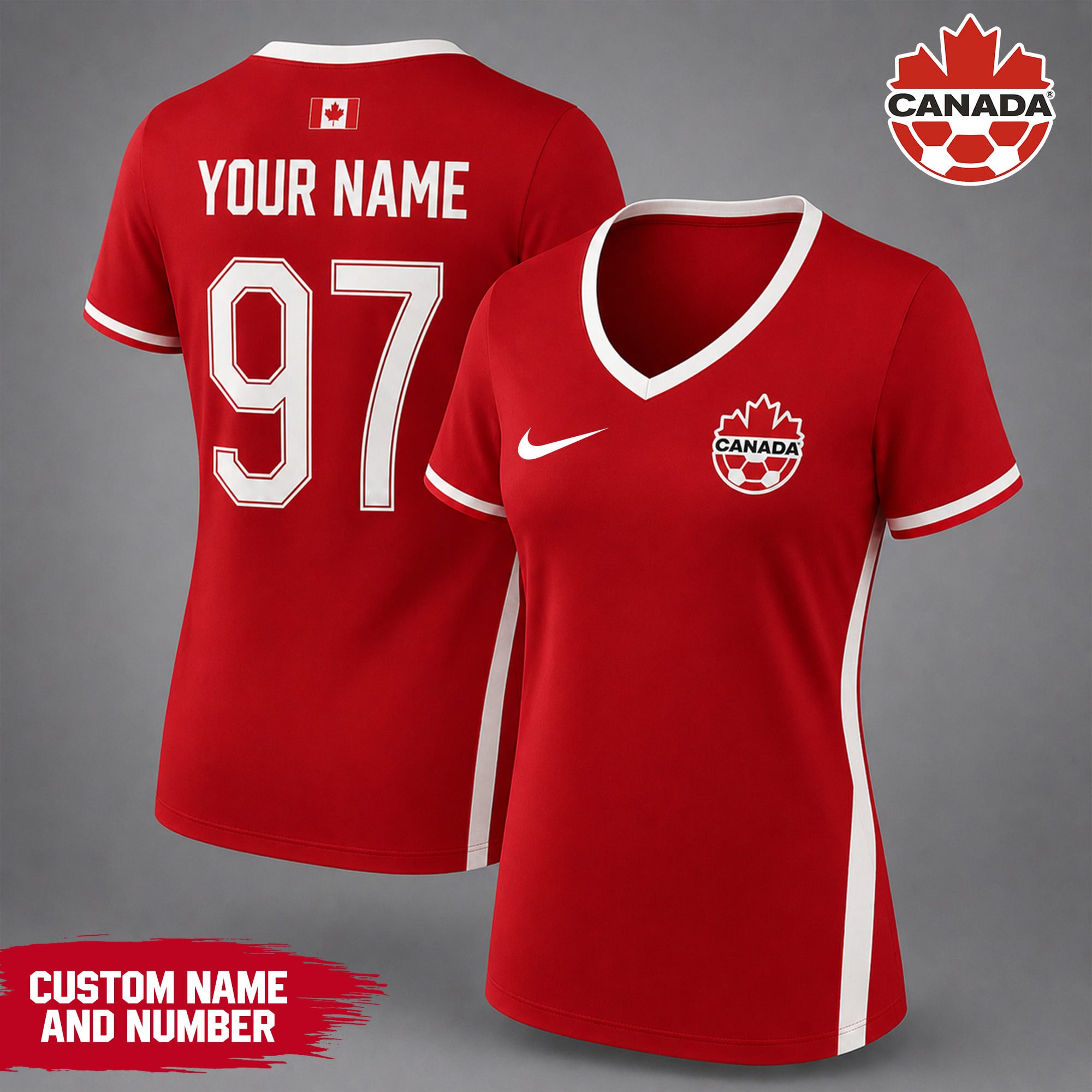 Canada | Premium WC26 Team Pride V-neck Shirt
