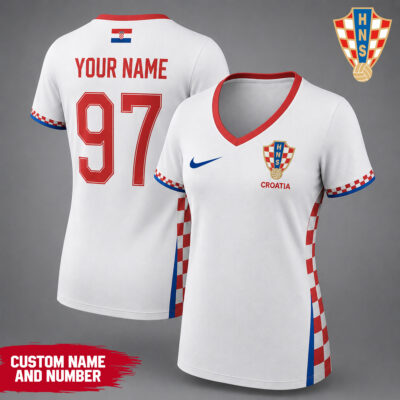 Croatia | Premium WC26 Team Pride V-neck Shirt