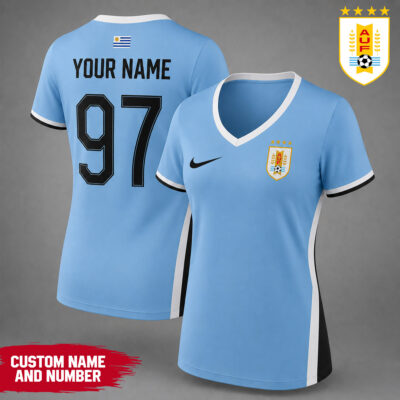 Uruguay | Premium WC26 Team Pride V-neck Shirt