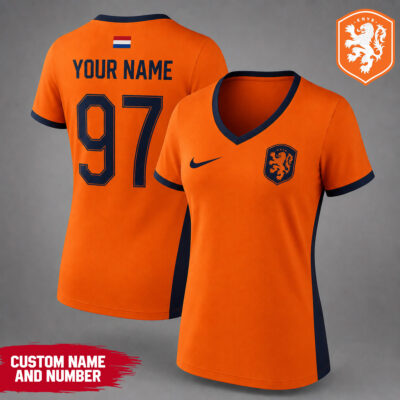 Netherlands | Premium WC26 Team Pride V-neck Shirt - XL