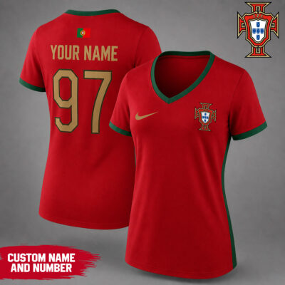 Portugal | Premium WC26 Team Pride V-neck Shirt - L