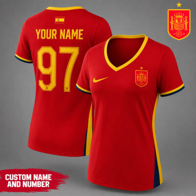 Spain | Premium WC26 Team Pride V-neck Shirt