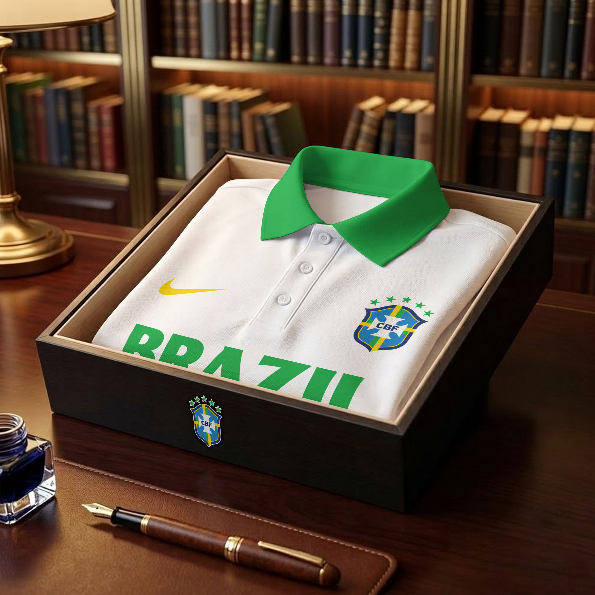 Brazil | Premium WC26 Hall Of Fame Polo Shirt NTH1 - Image 4