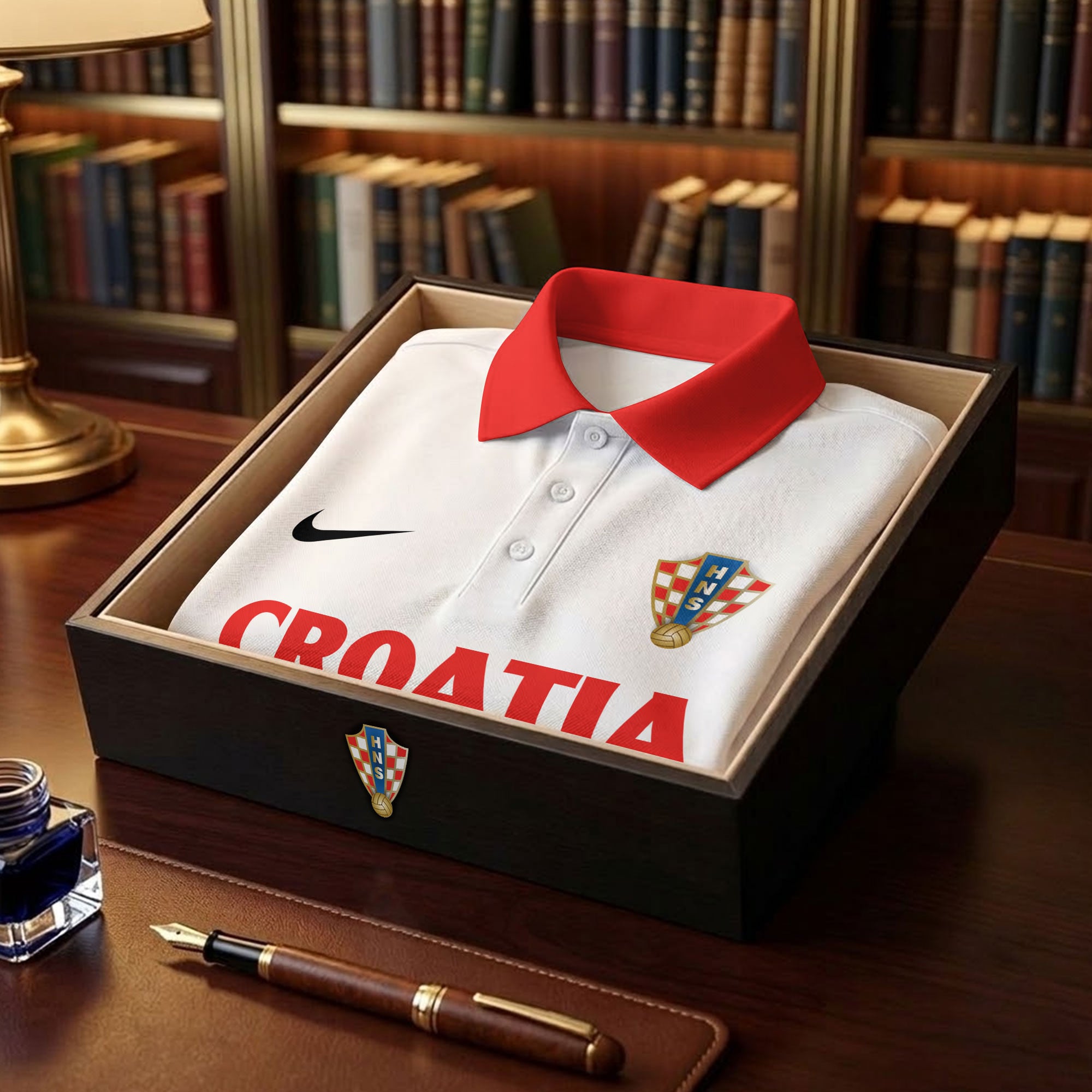 Croatia | Premium WC26 Hall Of Fame Polo Shirt NTH1 - Image 4