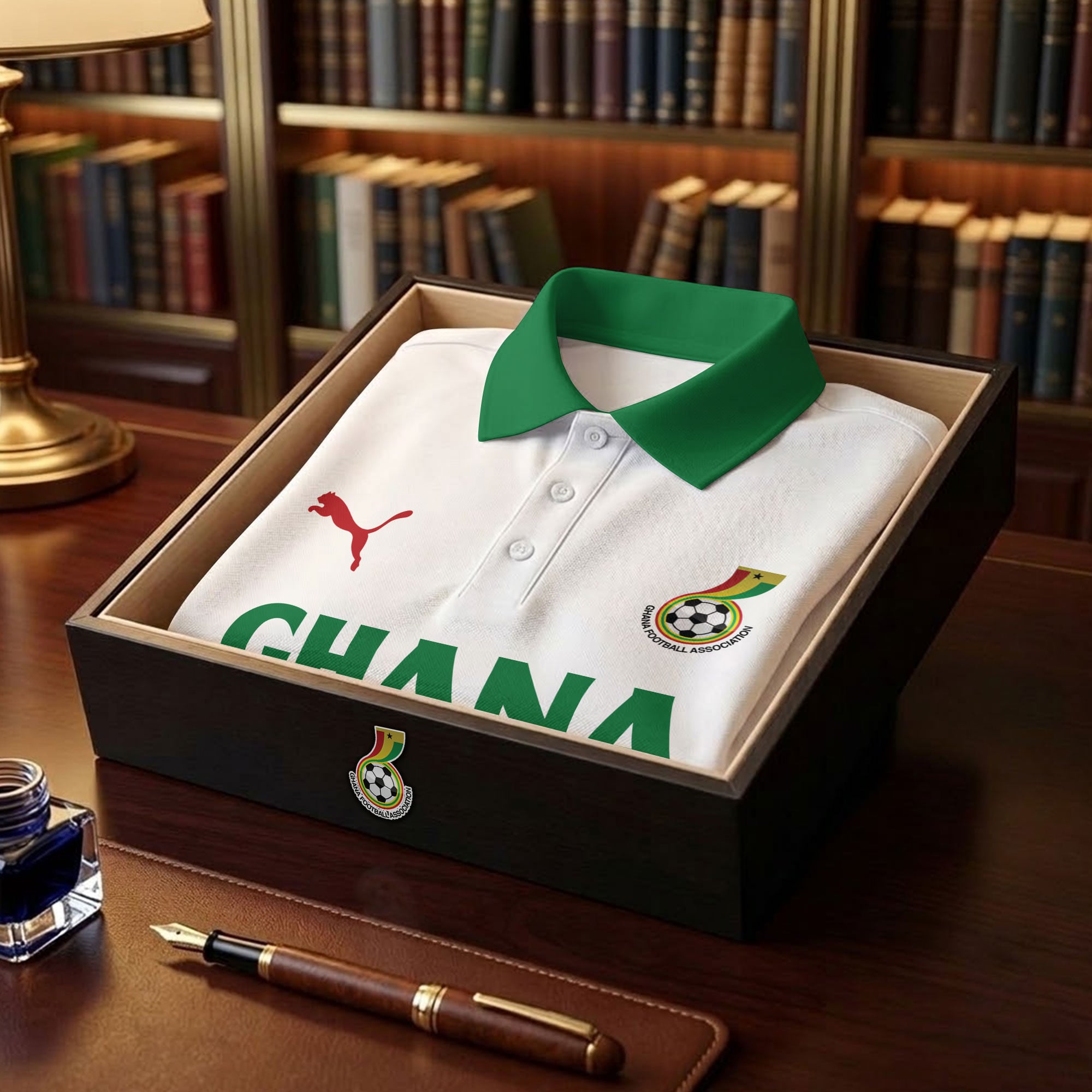 Ghana | Premium WC26 Hall Of Fame Polo Shirt NTH1 - Image 4