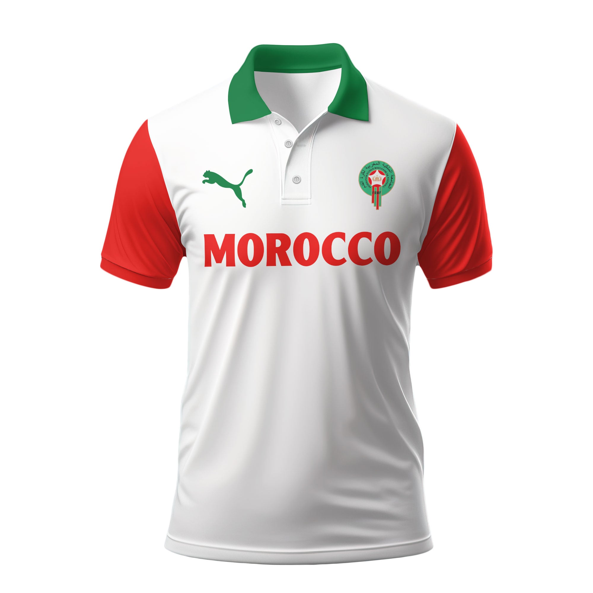 Morocco | Premium WC26 Hall Of Fame Polo Shirt NTH1 - Image 2