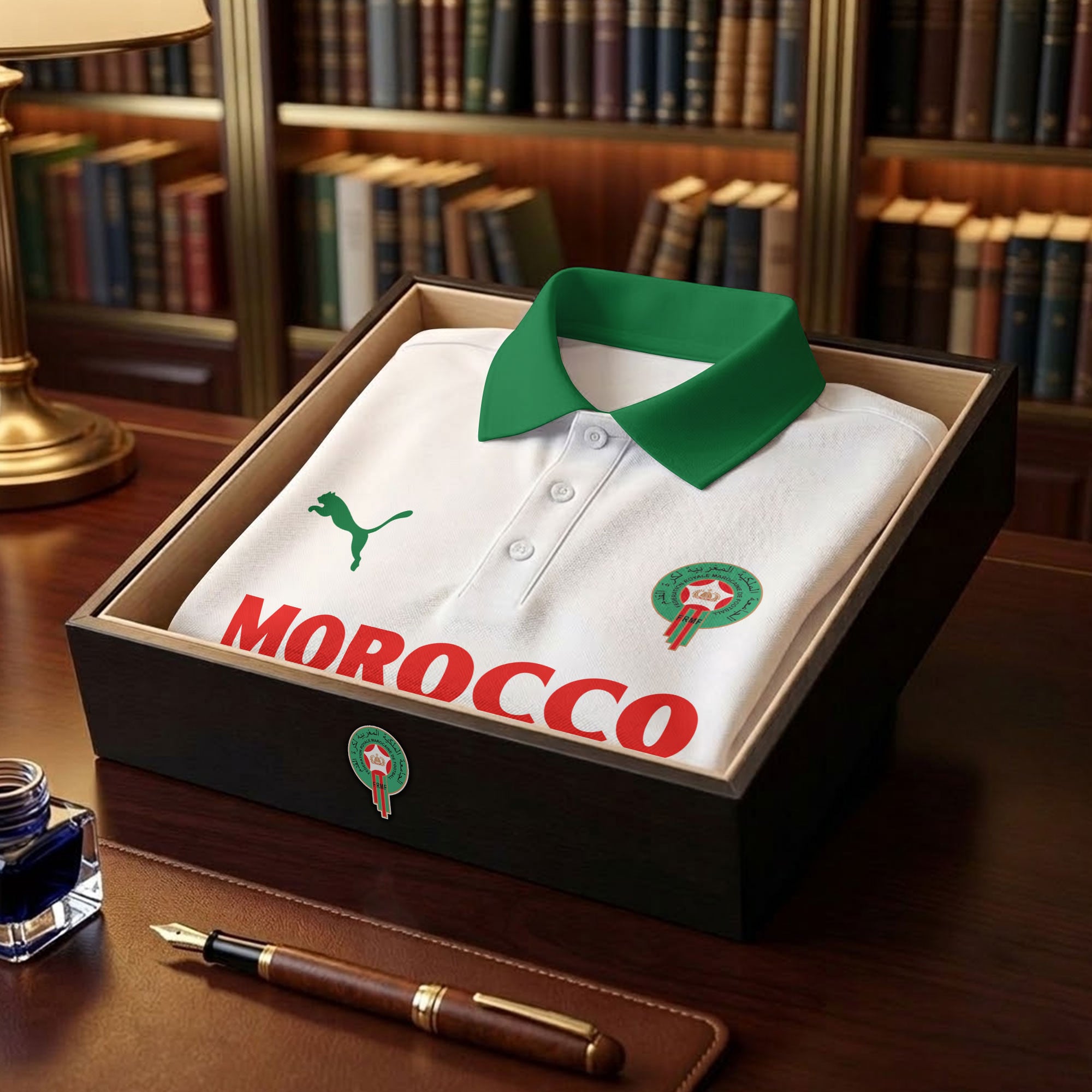 Morocco | Premium WC26 Hall Of Fame Polo Shirt NTH1 - Image 4