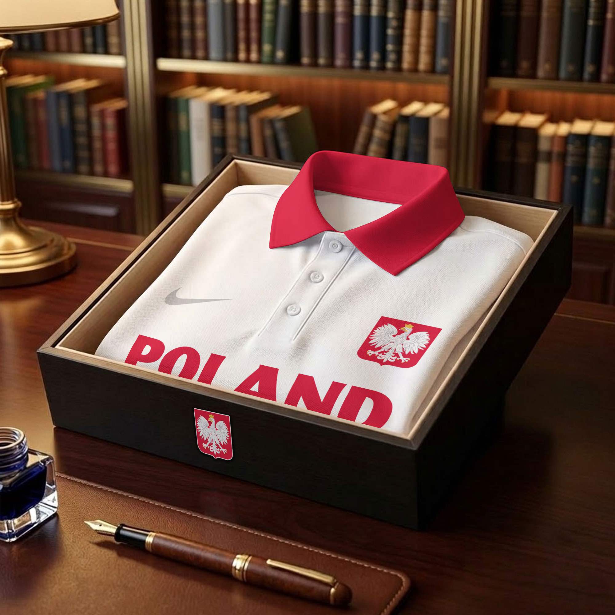 Poland | Premium WC26 Hall Of Fame Polo Shirt NTH1 - Image 4